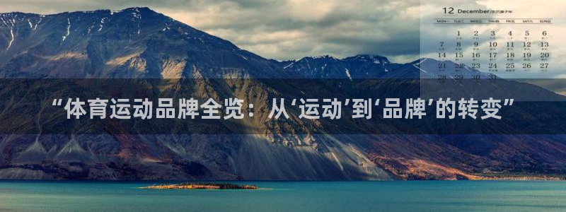 MK体育官网下载平台注册流程图：“体育运动品牌全览：从‘运动